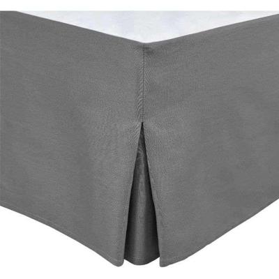 Boxspringhoes - HOME LINGE PASSION - 180 x 200 cm + 30 cm - Antracietgrijs