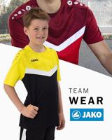 JAKO 6124K T-Shirt Iconic Kids - Zwart/Zachtgeel - 152 - thumbnail