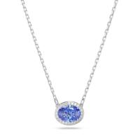 Swarovski 5671809 Ketting Constella zilverkleurig-blauw-wit 38-45 cm - thumbnail