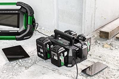 Hikoki UC18YTSLW0Z Multilader 14,4 / 18 / Multi Volt voor 4 accu&apos;s - UC18YTSLW0Z - thumbnail