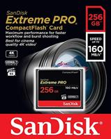 Sandisk CF Extreme Pro 256GB 160MB/s - thumbnail