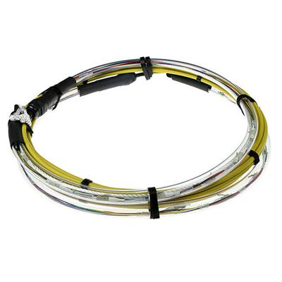 ACT RL4130 Prefab Glasvezel Kabel Singlemode OS2 8-voudig LC Connectoren - 300 meter