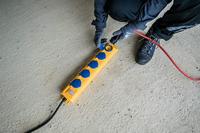 Stekkerdoos Super-Solid 5-Wegs 2.00 m Geel - Geaard - thumbnail