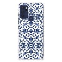 Motorola Moto G60s | TPU Case | Flower Blue - thumbnail