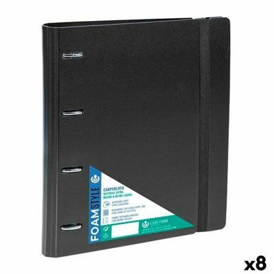 Ringmap Carchivo CARPEBLOCK Zwart A4 (8 Stuks)