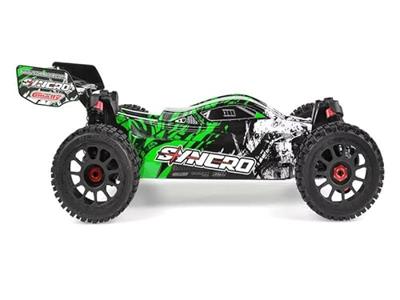 Team Corally Syncro Brushless 2WD RTR - Groen (voor 3S/4S lipo's)
