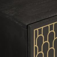 Salontafel 80x50x40 cm massief mangohout - thumbnail