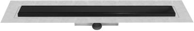 Douchegoot Easy Drain Compact Modulo TAF Black - Zero+ Zwart M1 70 cm, waterslot 50 mm