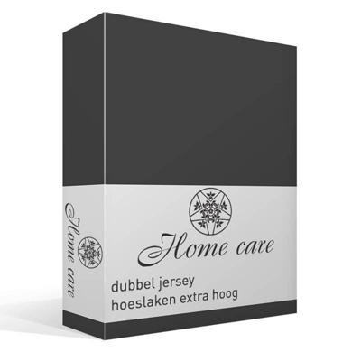 Dreamhouse Dubbel Jersey 220 gr. Hoeslaken Antraciet 140 x 200/220 cm