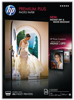 HP Premium Plus Photo Paper CR672A Fotopapier DIN A4 300 g/m² 20 vellen Hoogglans