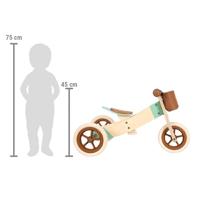Houten loopfiets - driewieler - Maxi Karamel Bruin - thumbnail