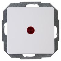 KOPP - Controleschakelaar - Paris HK05 - Inbouw - 1-voudig Enkel Schakelaar - Arctic Glans Wit - thumbnail