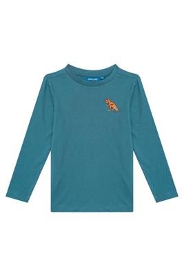 Someone Jongens t-shirt LS - Petrol blauw