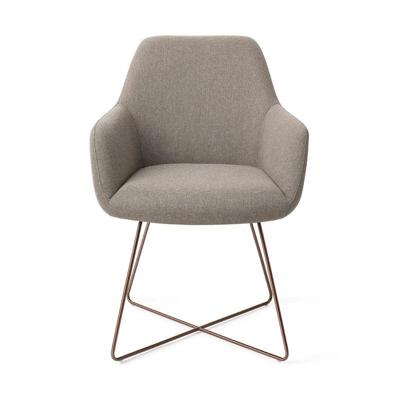 Jesper Home Eetkamerstoel 'Hiroo' Cross Rose, kleur Foggy Fusion