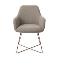 Jesper Home Eetkamerstoel 'Hiroo' Cross Rose, kleur Foggy Fusion - thumbnail