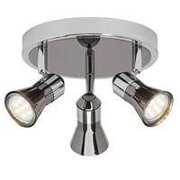 Brilliant Jupp G18334/76 Plafondspot LED GU10 7.5 W Chroom, Zwart - thumbnail