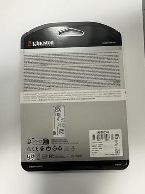 Hard Drive Kingston SKC600 2,5" SSD SATA III Inhoud 256 GB - thumbnail