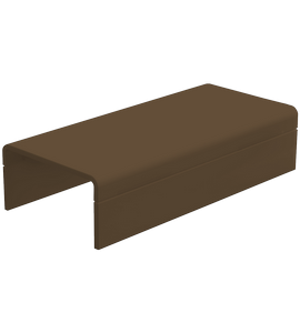 Canalit CS25 KS B koppelstuk 25X13 Systeem 25 bruin