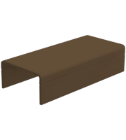 Canalit CS25 KS B koppelstuk 25X13 Systeem 25 bruin - thumbnail