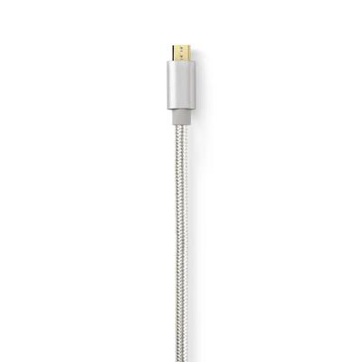 USB 2.0-Kabel voor Synchroniseren en Opladen | Verguld 3,0 m | USB C Male naar USB B Male-Kabel | Voor Aansluiten van Smartphones en Mobiele Apparaten - thumbnail