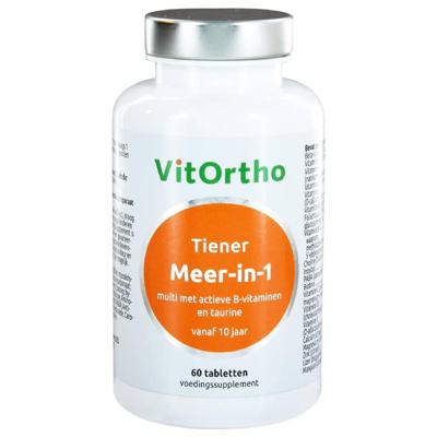 VitOrtho Meer In 1 Tiener Tabletten 60st VitOrtho Meer In 1 Tiener Tabletten 60st