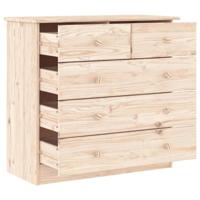 Ladekast ALTA 77x35x73 cm massief grenenhout - thumbnail
