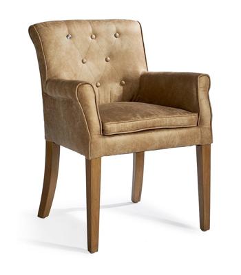 Rivièra Maison Eetkamerstoel 'La Scala' Pellini, kleur Camel