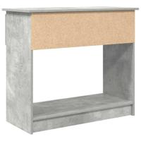 Wandtafel met lades 85,5x38,5x74,5 cm betongrijs - thumbnail