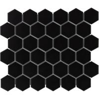 Mozaiek Barcelona Hexagon Zwart 5,1x5,9 - thumbnail