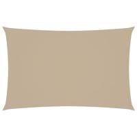 VidaXL Zonnescherm rechthoekig 4x7 m oxford stof beige - thumbnail