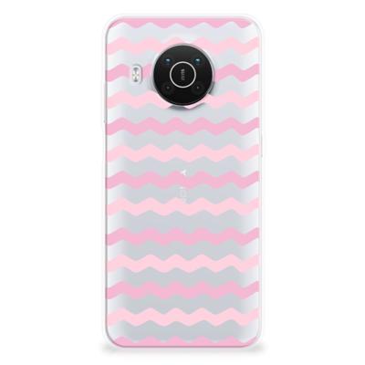 Nokia X10 | X20 | TPU bumper | Waves Roze