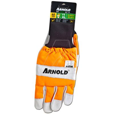 Arnold tuinhandschoenen oranje/wit maat 11