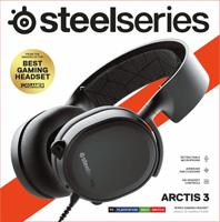 SteelSeries Arctis 3 - Gaming Headset voor alle platforms - PC, PlayStation 5/4, Xbox One, Nintendo Switch, VR, Mobiel - Zwart - thumbnail