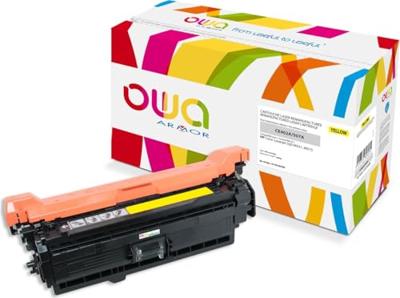 Tonercartridge OWA alternatief tbv HP CE402A geel