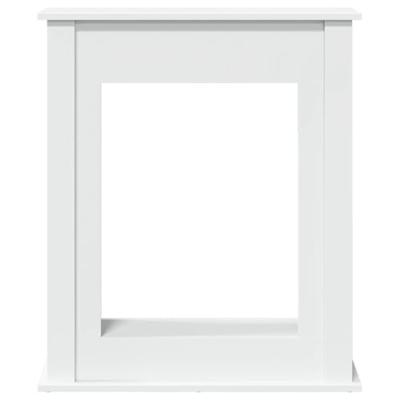 Haardombouw 75x20x87,5 cm bewerkt hout wit