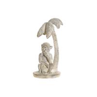 Decoratieve figuren DKD Home Decor Wit Aap Tropisch Decapé 15 x 12 x 29 cm - thumbnail
