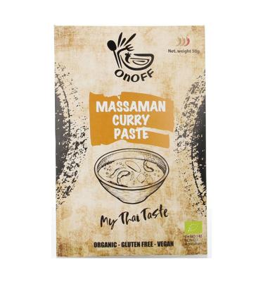 Thaise massaman currypasta bio 50 Gram