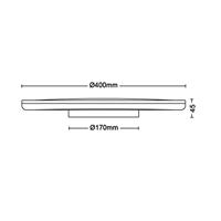 Philips Witte plafonnièreOzziet Ø 40cm - 929003196601 - thumbnail