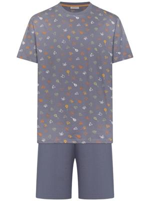 Sportieve heren shortama katoen