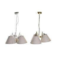 Plafondlamp DKD Home Decor 50 x 46 x 30 cm Gouden Metaal Wit 50 W (2 Stuks) - thumbnail