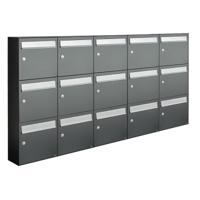 Allux Flow Set 5-Breed, 3-Hoog Antraciet - 40040065_5x3 - thumbnail