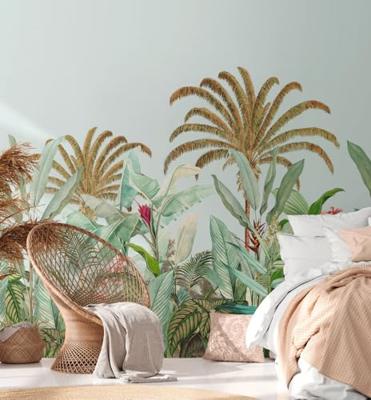 Livingwalls The Wall II - Blauw - Palmen - 392311