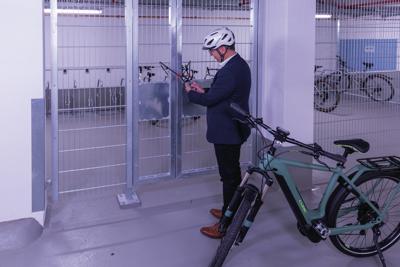 ABUS ABVS62581 Hangslot 50 mm Zilver Vingerafdrukslot