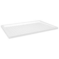 Douchebak met noppen 80x120x4 cm ABS wit - thumbnail