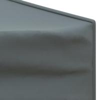 Partytent inklapbaar met zijwanden 3x6 m antracietkleurig - thumbnail