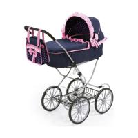 Poppenwagen Reig Dolls Pram Marineblauw 64 cm - thumbnail