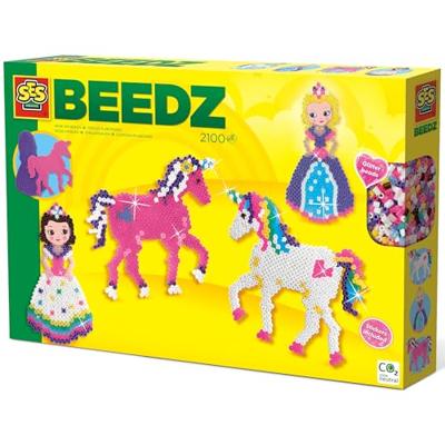 SES Creative Ses beedz - strijkkralen eenhoorns en prinsesjes SES Creative Ses beedz - strijkkralen eenhoorns en prinsesjes