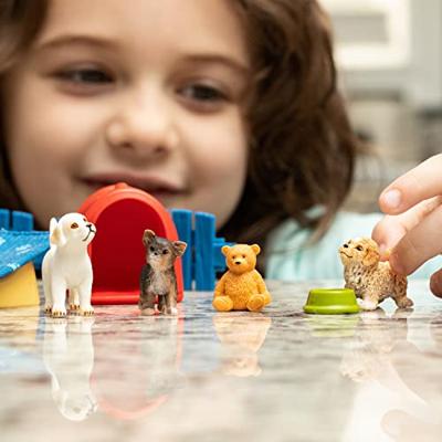 Schleich puppy verzorgingset 9-delig