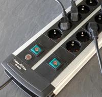 Brennenstuhl Premium-Duo 1391000912 stekkerdoos 12-voudig met beveiliging 3m zl/zw - thumbnail