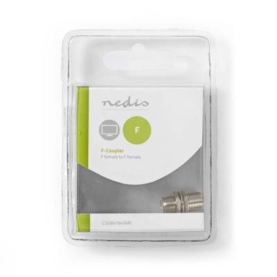 Nedis CSGB41940ME Satelliet- En Antenne-adapter F Female - F Female Metaal